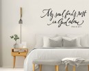 Scripture Wall Decal - My soul finds rest in God alone